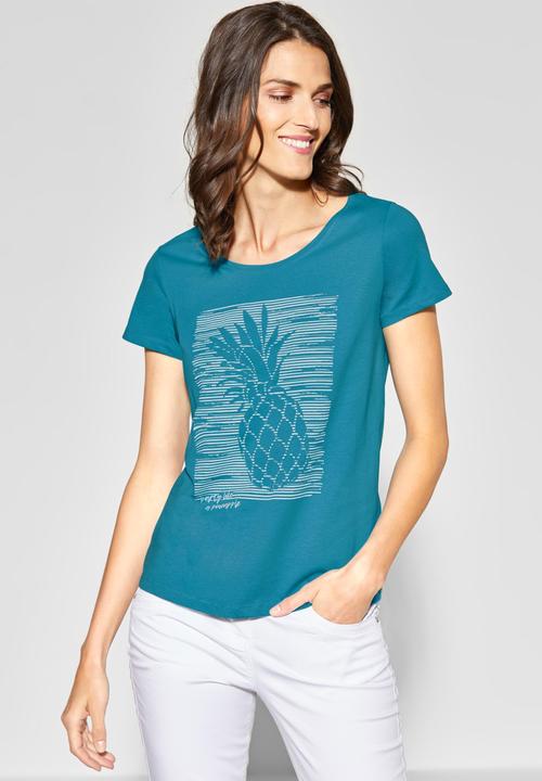 Actual product image Cecil Shirt with pineapple print (XS)