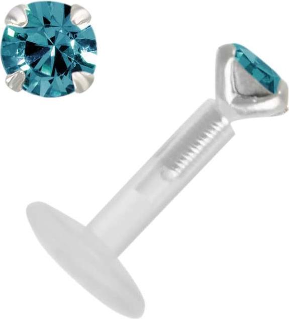 Bijouteria Piercing (Premium Kristall, Bioplast, Silber 925)