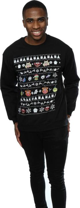 Immagine prodotto Disney The Muppets Christmas Heads Felpa Uomo (M)