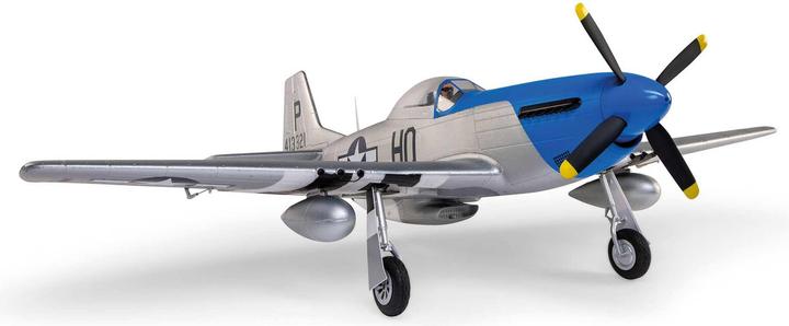 Actual product image E-Flite P-51D Mustang 1200mm Electric Motor Warbird PNP (Warbird)