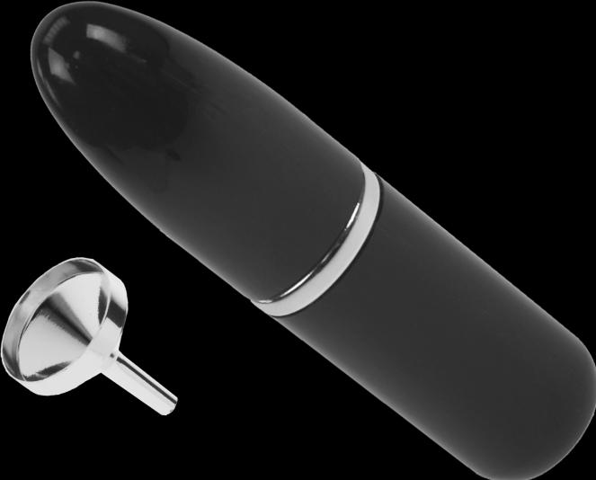 Immagine prodotto Nebulizzatore tascabile nero da 4 ml + imbuto argento in confezione regalo (4 ml)