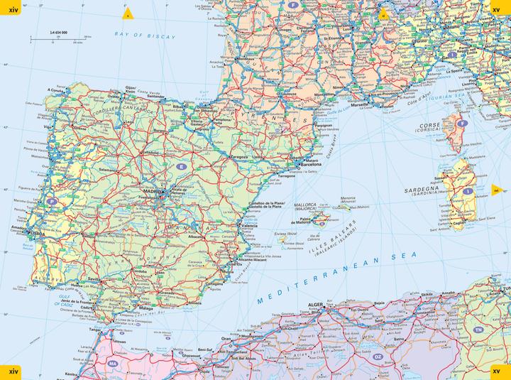 Produktbild Essential Road Atlas Europe