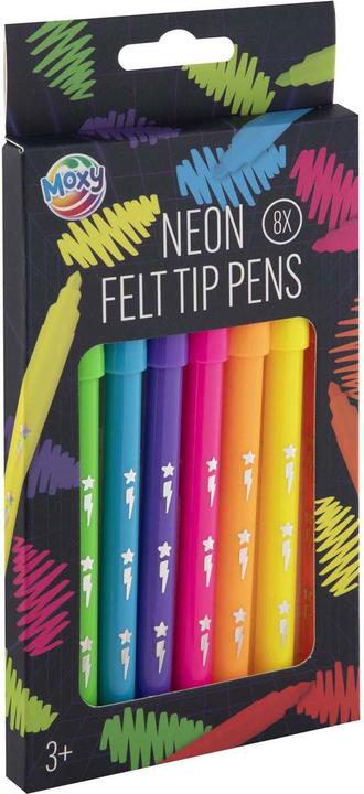 Immagine prodotto Grafix Filzstifte Neon, 8 Stk. (Multicolore, 8 x)