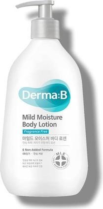 Derma:B Derma B Mild Moisture Body Lotion Parfümfrei für trockene & empfindliche Haut mit Hamamelis und