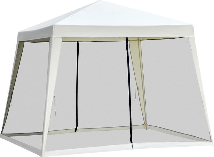 Outsunny Pavillon mit Moskitonetz (300 cm, 300 cm)