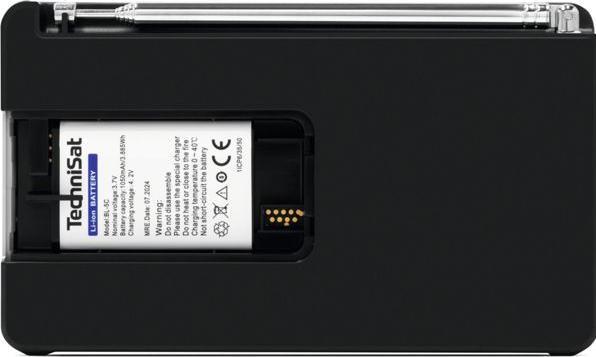 Produktbild TechniSat DigitRadio 1 ASA schwarz/silber (UKW, DAB+)
