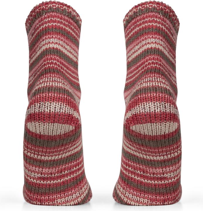 Produktbild Normani 2 Paar Gestrickte Wollsocken Bunt-geringelt (2er Pack, 39 - 42)