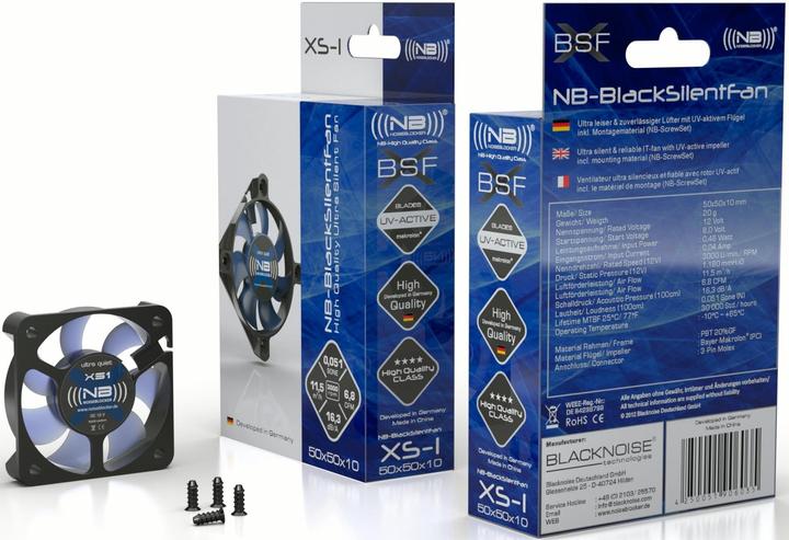 Produktbild Noiseblocker NB-BlacksilentFan XS1 (50 mm, 1 x)