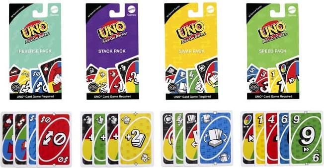 Actual product image Mattel UNO Erweiterungsset Stapel-Set (German)