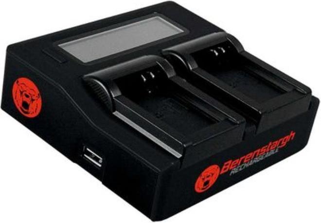 Actual product image Berenstargh Dual LCD Charger (Camera battery charger)