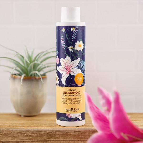 Actual product image Jean & Len Volumen Bambus (300 ml, Liquid shampoo)