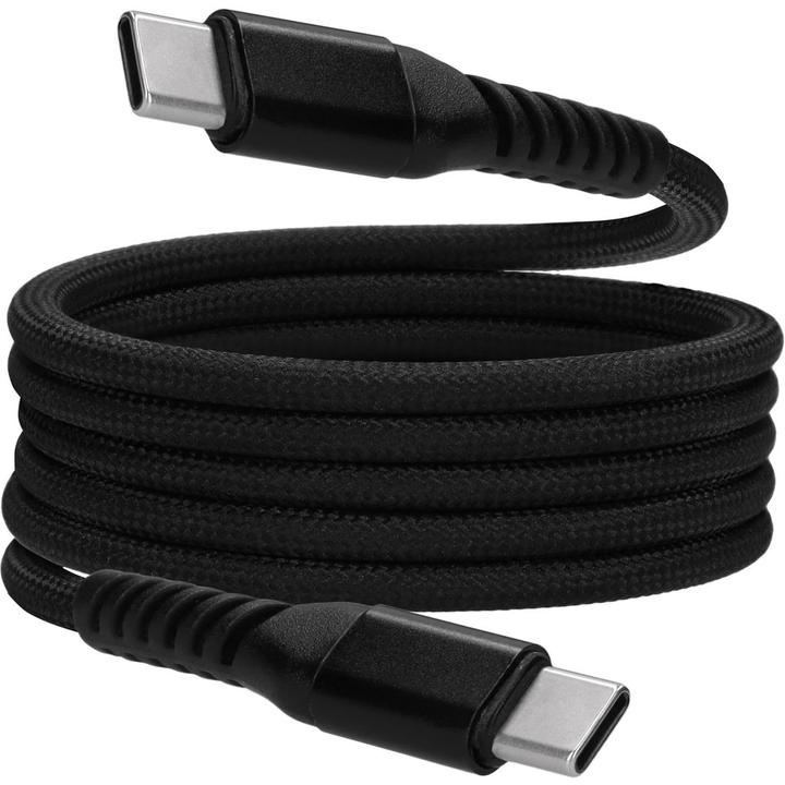 Produktbild Mobiparts USB-C to USB-C Magnetic Braided Cable 1m Black (1 m, 60 W)