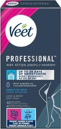 Actual product image Veet Easy-Gelwax wax patches for body hair removal 40pcs (40 ml, 40 x, 130 g)