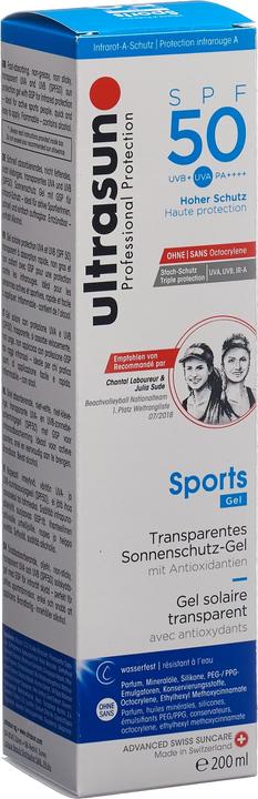 Ultrasun Sports Gel (Sonnencreme, SPF 50, 200 ml, 231 g)