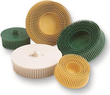 Produktbild 3M Roloc Bristle Bürste 76mm K120 RD-ZB weiss VE5 (K120)