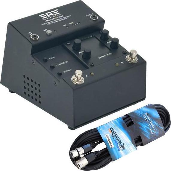 Actual product image Elite Acoustics StompMix X4-2 PRO digital mixer pedal with cable