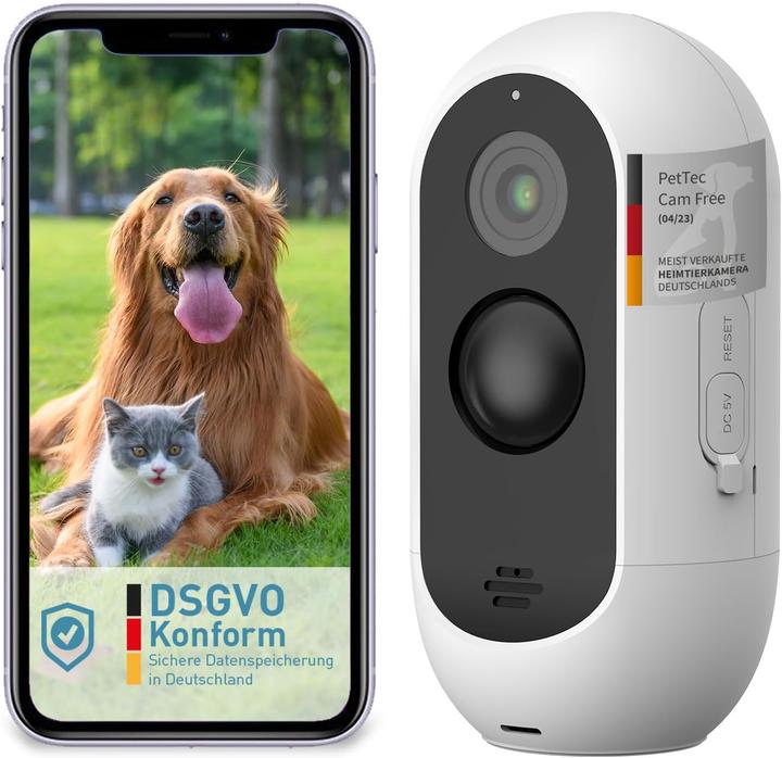 Actual product image PetTec Outdoor Haustierkamera mit 2-Wege-Audio