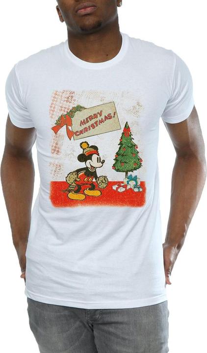Immagine prodotto Disney Mickey Mouse Vintage Christmas Maglietta Uomo (XXL)