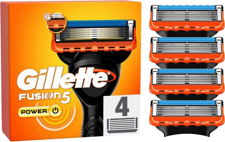Actual product image Gillette Fusion Power razor blades (1 x)