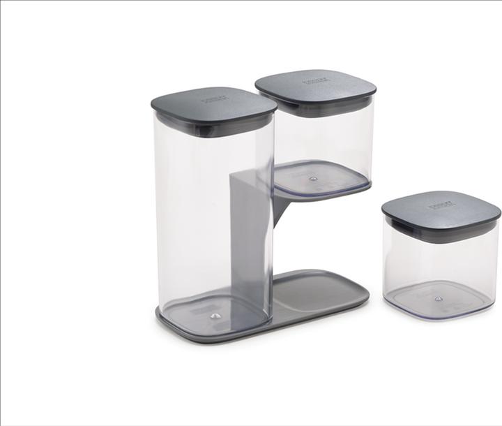 Immagine prodotto Joseph Joseph Negozio di alimentari Podium 3 pezzi, grigio (2.30 l)