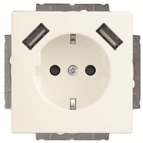 Actual product image Busch-Jaeger SCHUKO-2x