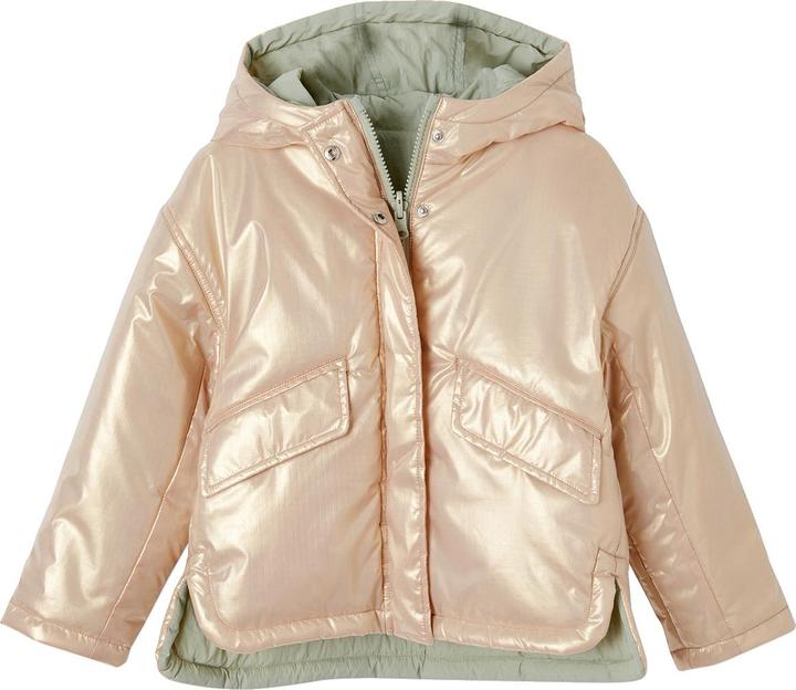Actual product image Vertbaudet Girls' reversible jacket with recycled polyester (146, 152)
