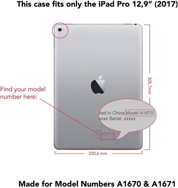 Actual product image Nalia Smart Case (iPad Pro 12.9 2017 (2. Gen))