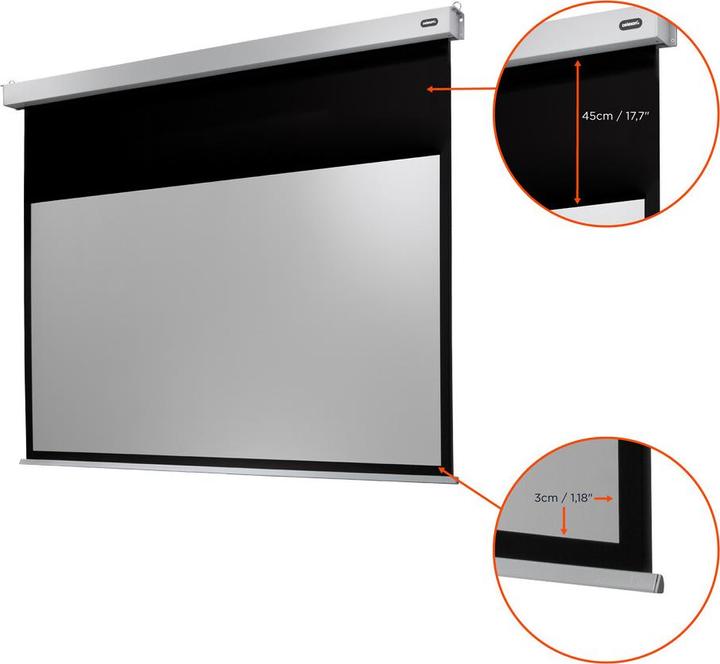 Image du produit Celexon Electric Professional Plus Home cinema format - Ecran - Possibilité de montage au plafond (81.50", 16:9)