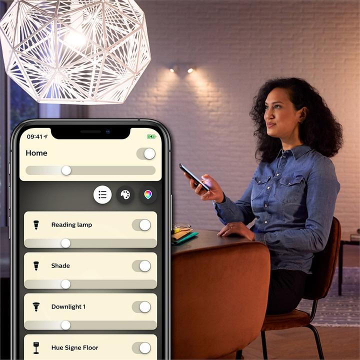 Produktbild Philips Hue White BT (E27, 9.50 W, 806 lm, 2 x, F)