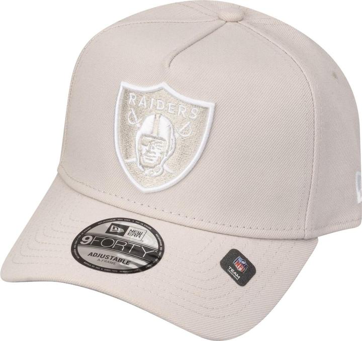 Actual product image New Era 9Forty A-Frame Snapback Cap Las Vegas Raiders Stone (One size)