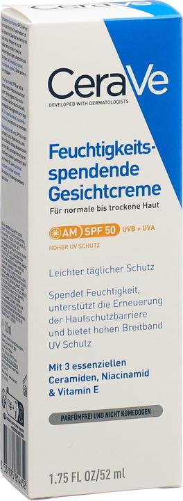 Produktbild CeraVe Moisturizing Facial Lotion (52 ml, 24h Creme, SPF 50)