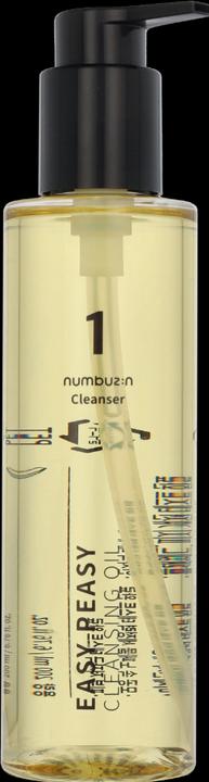 Produktbild Numbuzin No.1 Easy Peasy Cleansing Oil Makeup Removing Facial Cleanser 6.76 fl oz (Öl, 200 ml)