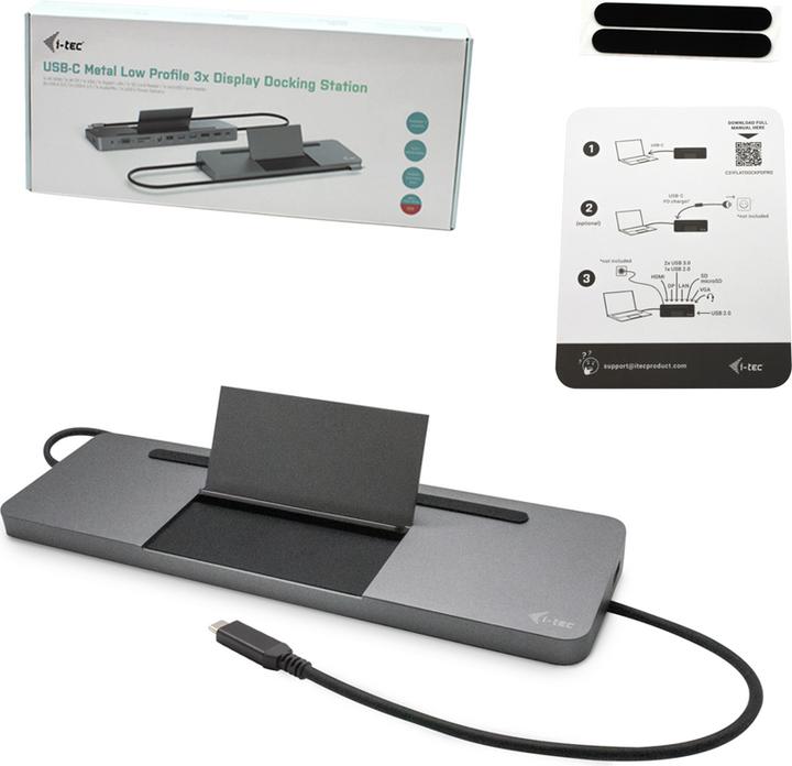 Produktbild i-tec Ergonomic 4K (USB-C, 3 Ports)
