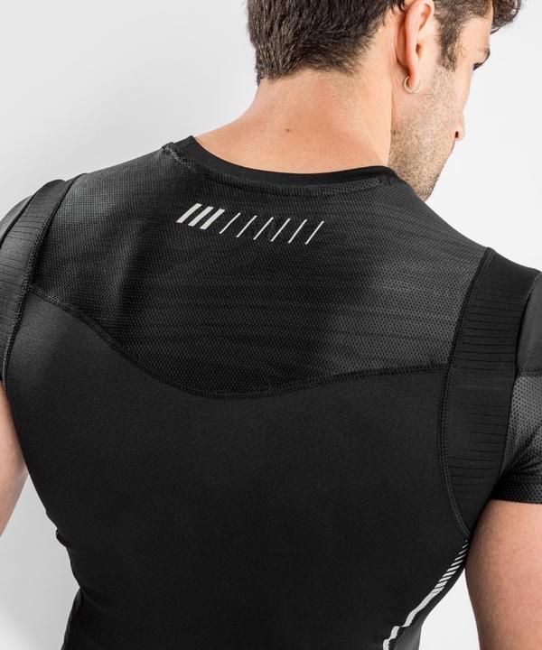 Actual product image Venum tempest 2.0 Rashguard Short Sleeves â€“ Black/Grey - XL (XL)