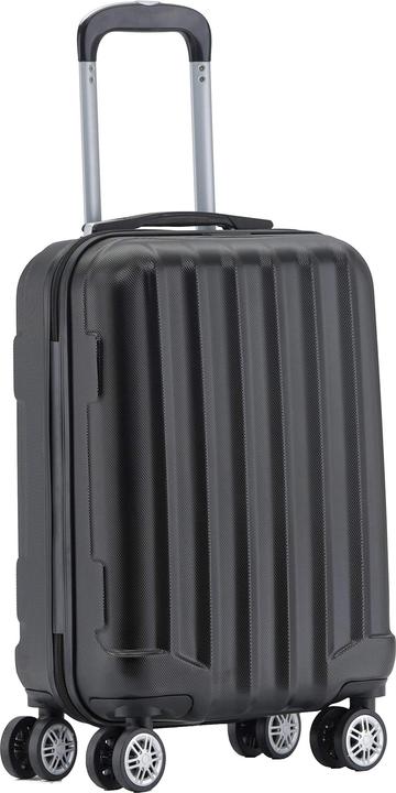 Beibye Reisekoffer 2088, M, Schwarz (45 l, M (50 - 90l))