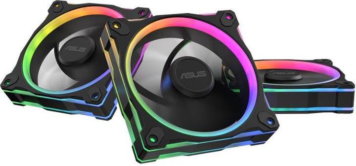 Actual product image ASUS PRIME MR120 FAN ARGB BLACK 3IN1 (120 mm, 1 x)