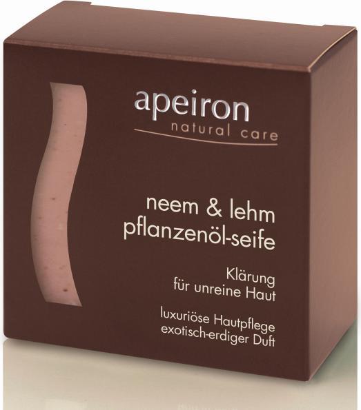 Immagine prodotto Apeiron Sapone all'olio vegetale di Neem e argilla