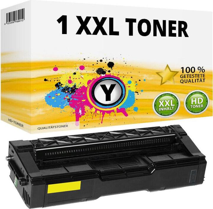Image du produit Druckfuxx 1x XXL Toner für Ricoh Aficio SP C250 sf dn C260 DNw C261 SFNw 407546