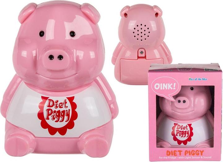 Ootb Diätschweinchen 11cm für den Kühlschrank Lichtsensor Sound exkl. 2xAA Batterien
