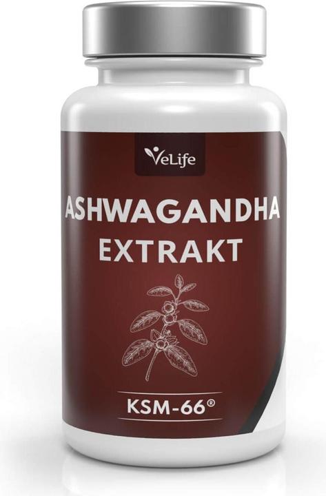 Actual product image VeLife Ashwagandha extract KSM-66 Tabl Ds 120 Stk (120 Piece, Pills, 60 g)