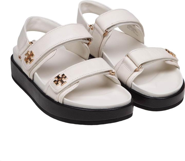 Actual product image Tory Burch kira sport sandal in ivory leather (37)