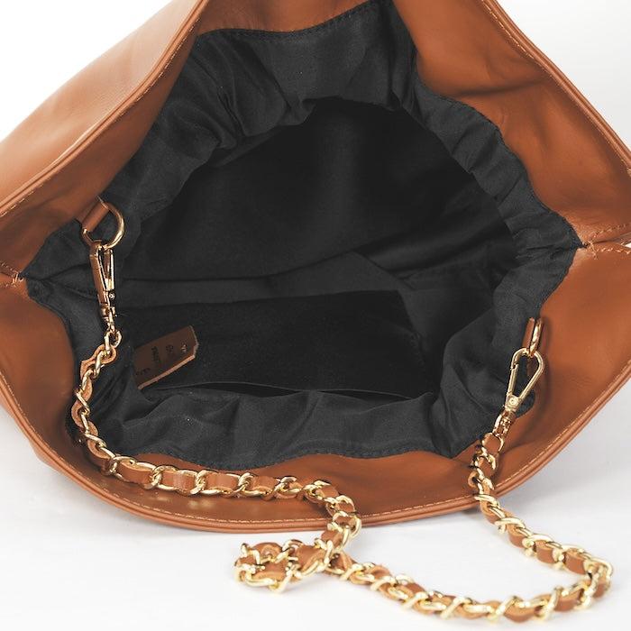 Immagine prodotto Prima Ballerina Nuria - Handtasche Puffer Leder Braun