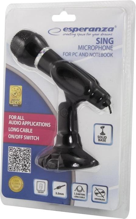 Produktbild Esperanza EH180 Mikrofon Tischmikrofon Schwarz