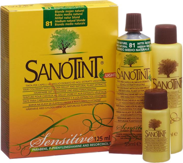 Produktbild Sanotint Sensitive (81 mittel naturblond)
