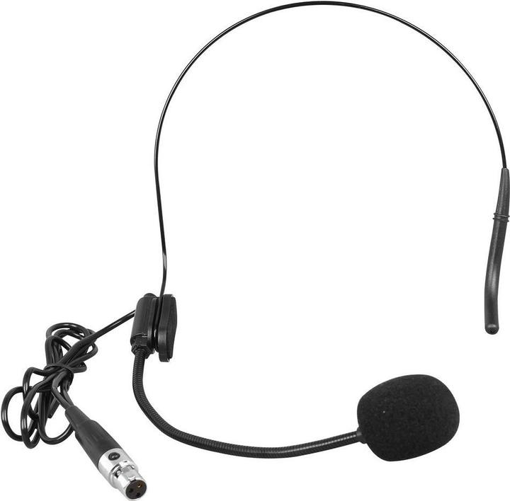 Produktbild Omnitronic UHF-E Serie Kopfbügelmikrofon schwarz