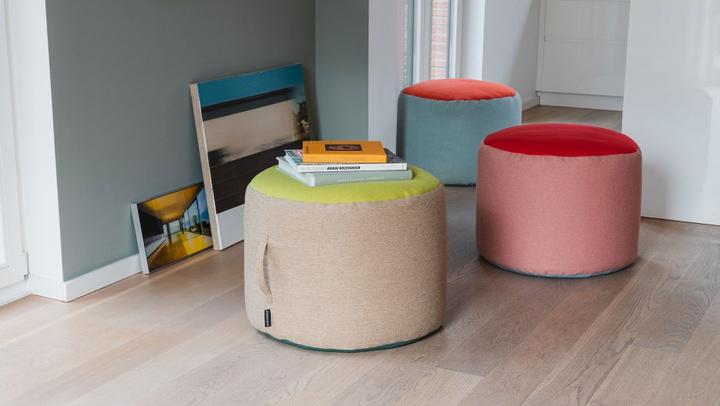 Produktbild Remember Pouf Berry, 40 x 55 cm, Rosa/Orange