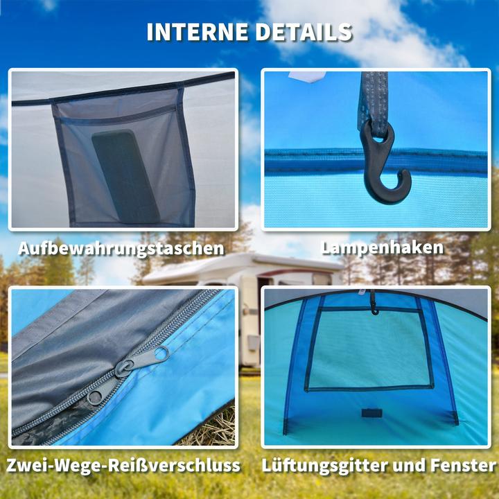 Produktbild Jamb Pop up Zelt für 1-2 Personen (Wurfzelt, 2.85 kg, 2 Personen)