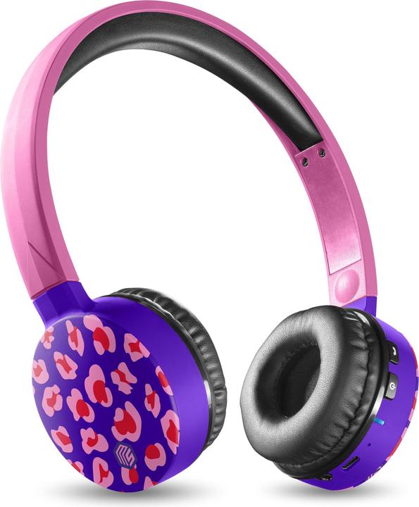 Immagine prodotto Music Sound Music+Sound FANTASY Cuffie Bluetooth rosa/viola on-ear Softtouch max.20h 1 (Nessuna soppressione del rumore, 16 h, Senza fili)