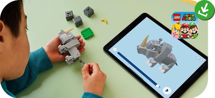 Actual product image LEGO Rambi the Rhino - Extension Set (71420, LEGO Super Mario)