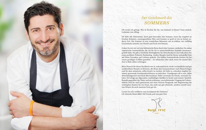 Actual product image Vegetarische Sommerküche (German, Paul Ivic, 2015)